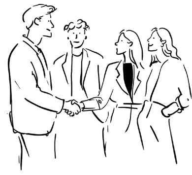 Abstract illustration representing strategic business development